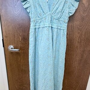 Sail to Sable Light Blue Maxi Dress